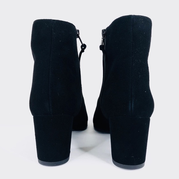 Stuart Weitzman Zepher Suede Ankle Bootie Boots - Picture 6 of 14